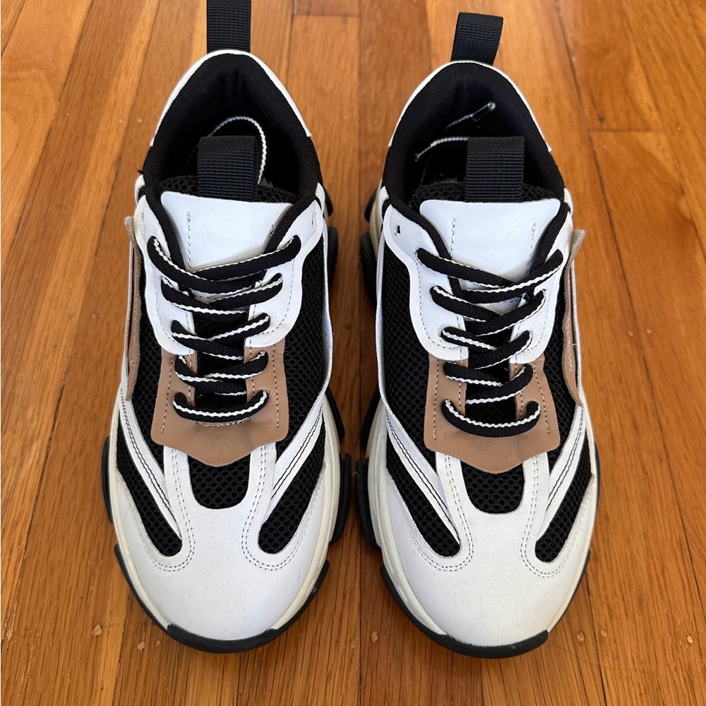 Steve Madden Black and White Sneakers